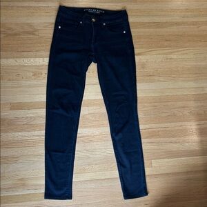 American Eagle Outfitters Women's Dark Blue Skinny Jeans